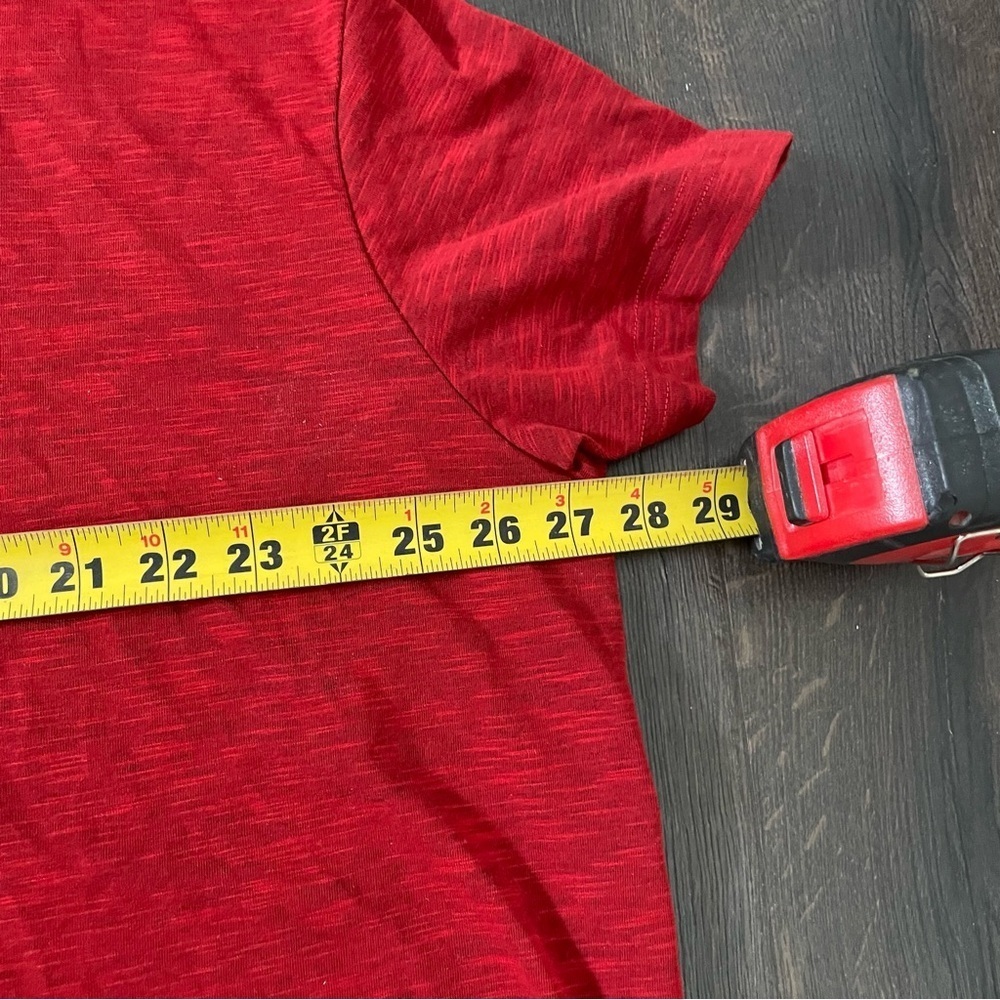 Nike Womens OSU Ohio State Buckeyes Crop Top Shirt Size XXL Red 2X Dri-Fit - Picture 6 of 10